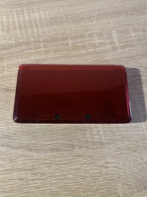 6638 Nintendo 3DS Flare Red Very Good TESTED - image 1 of 4