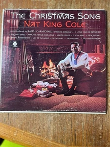 Nat King Cole The Christmas Song - LP Capitol Records- VINTAGE Yellow Label VG - Picture 1 of 6
