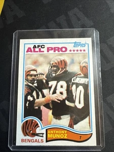1982 Topps Anthony Munoz Rookie Football Card - Bild 1 von 2