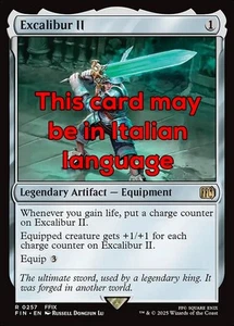 MTG EXCALIBUR II EXC - EXCALIBUR II 257 - FIN - MAGIC - Picture 1 of 1