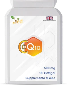 Coq10 500 Mg | Coenzima Q10 | Massima Forza | Coenzima Ubichinone Fermentato Nat - Foto 1 di 12