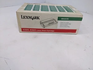 LEXMARK 08A0476 BLACK RETURN PROGRAM TONER CARTRIDGE - Picture 1 of 5