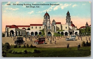 Vintage Panama-California Exposition Mining Building San Diego Postcard - Picture 1 of 2