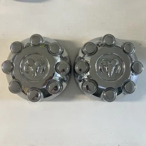 52121450AD 2006 to 2013 Dodge Ram Set 2 Wheel Center Hubcap Hub Caps 8-Lug 17x7 - Picture 1 of 6