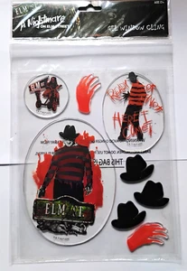 Ruz A Nightmare on Elm Street Freddy Krueger Gel Window Clings New in Package - Picture 1 of 2
