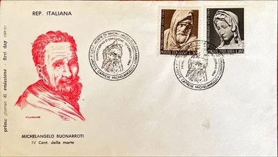 1964 FDC Italy "The 400th Anniversary of the Death of Michelangelo" - Image 1 of 2