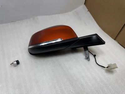 Espejo retrovisor de puerta híbrido delantero derecho pasajero BMW I3 14-16 OEM NARANJA SOLAR Foto 1 de 4