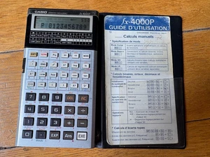 Casio FX-4000P the first programmable calculator with Casio language, tested! - Zdjęcie 1 z 9