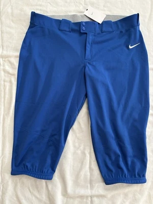 NEW Nike Vapor Select Softball 3/4 Game Pants Women's 2XL Blue Knickers AV6718 - Image 1 of 4