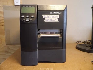 Zebra ZM400 Barcode Label Printer DT / TT 203dpi USB - 10.603.496 / BAD PRINT - Afbeelding 1 van 6