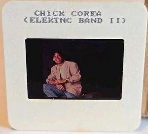 Chick Corea, Color 35mm Press Photo Publicity Slide, Geffen Records, 1990's Jazz - Bild 1 von 2
