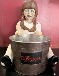 Cubo de palomitas Annabelle The Conjuring Last Rites 2025 edición limitada se envía ahora raro - Imagen 1 de 4