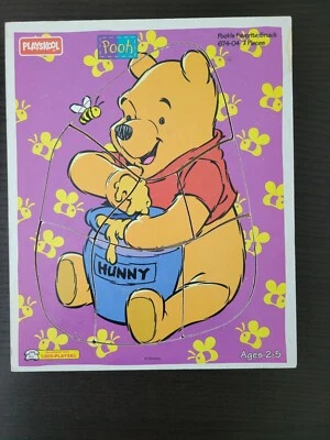Rompecabezas de madera Playskool Pooh vintage Disney Winnie the Pooh 7 piezas 674-04 Foto 1 de 2