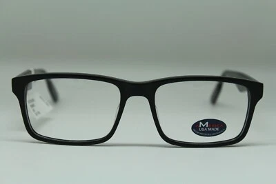 1 Unit America USA Made 53/17/145 PRESCRIPTION GRADE EYEGLASS FRAMES BLACK #111 - Image 1 of 4