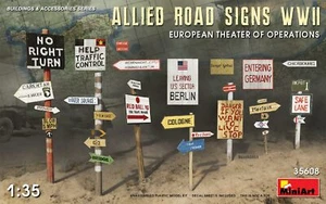 MiniArt 35608 - Allied Road Signs WW II - European Theater of Operations - Bild 1 von 2