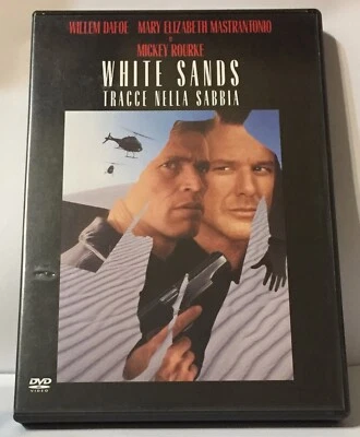 White Sands Tracce nella Sabbia DVD Willem Dafoe Mickey Rourke Come Foto - Immagine 1 di 3