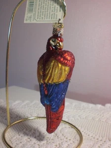 Alte Welt Weihnachten "Ara" Glas Ornament - Bild 1 von 4