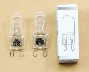 2 x 25W G9 Warm White Clear Halogen Oven Dimmable Bi-Pin Light Bulb 230-240V - Picture 1 of 4