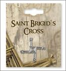 Saint Brigid's of Ireland Cross Silver Pin Brooch & Prayer Feast Day Feb 1st