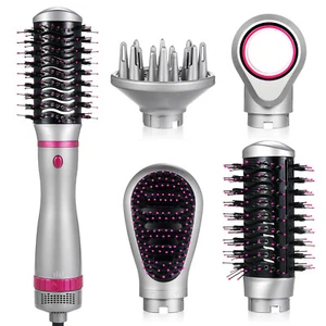 Four-in- Hot Comb Home Use Straight Hair Curly Hair Blow Dryer Comb O6N0 - Picture 1 of 12