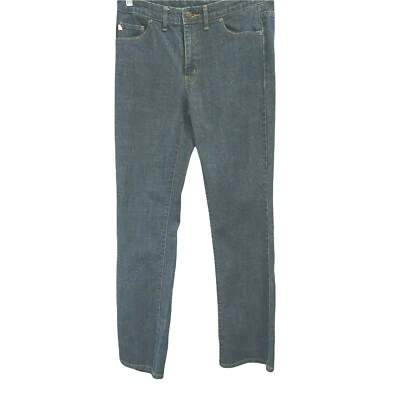 Pantalones de mezclilla para mujer Bobbie Brooks con curvas tiro medio elásticos azul corte bota mediano Pantalones de lavado Foto 1 de 4