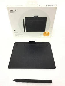 NEW Wacom CTL-4100 Intuos Small Black Graphics Drawing Tablet w/Stylus FREE SHIP - Picture 1 of 16