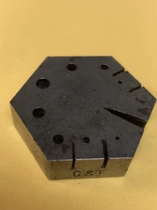 Vintage G&F Watchmakers Octagon Bench Block Watch Tool - Picture 1 of 2