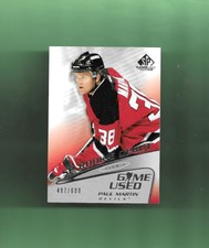 2003-04 SP Game Used LIMITED ROOKIE RC # 71 PAUL MARTIN DEVILS /600 EXCEPTIONAL!