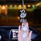 Plush Ball Bling Crystal Car Pendant  Car Accessories