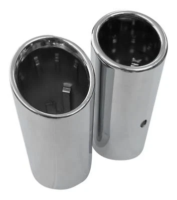 2x Premium Acero Inox. Tubos de Escape Original Calidad Talla / Kl 67-73mm - Imagen 1 de 2