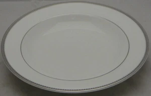 Vera Wang Vera Lace-Platinum Large Rim Soup Bowl - Picture 1 of 1
