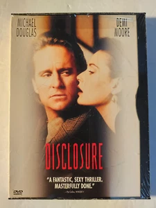"Disclosure" DVD Michael Douglas, Demi Moore, 1994 Sexy Thriller ~ NEW SEALED - Picture 1 of 2