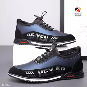 Herren Sneakers Sport Schuhe Fitness Laufschuh Damen Fashion 39-44 schwarz blau