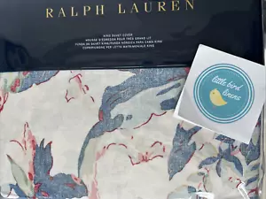 Ralph Lauren KING Duvet VERONIQUE ESTELLE Blue Floral Cotton Multi color New/tag - Picture 1 of 10