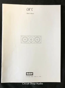 Original B&W CM C / Bedienungsanleitung - Bild 1 von 1