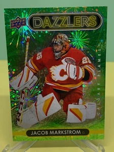 21-22 Jacob Markstrom Calgary Flames UD Dazzlers Green #DZ-57 - Imagen 1 de 2