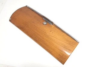 Vintage 1958-1960 OEM Mercedes Benz W128 220SE Wood Chrome Lock Glove Box Door - Picture 1 of 6