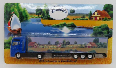Grell Ho 1/87 Camion Rimorchio Man TGA Latte Campagna Landliebe Box - Immagine 1 di 4