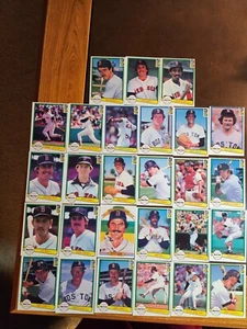 1982 Donruss -BOSTON RED SOX - Complete Team Set (27 cards) **Set Break** - Picture 1 of 1