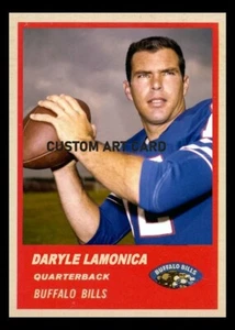 Carta calcio personalizzata stile Daryle Lamonica Buffalo Bills 1963 - Foto 1 di 2