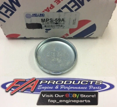 Melling MPS-59A 2-1/16" Steel Shallow Engine Expansion Plug Cup Freeze Out Plugs - Image 1 of 4
