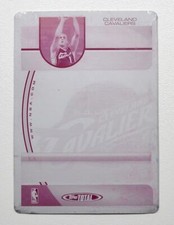 2005-06 Topps Total Press Plates Magenta Back #30 Zydrunas Ilgauskas 1/1