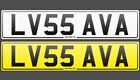  Loves Ava Avril Lv55 Ava Bmw Vw Merc Private Reg Registration Number Plate