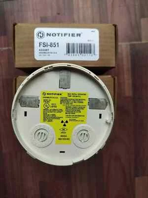 🔥NEW NOTIFIER FSI-851 INTELLIGENT IONIZATION SMOKE DETECTOR FOR FIRE ALARM