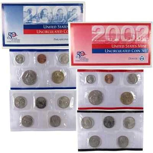 2002 United States US Mint Uncirculated Coin Set Missing the Denver Mint COA - Picture 1 of 2