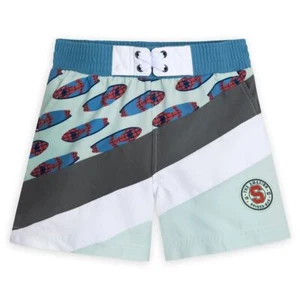Disney Store Spider-Man Swim Trunks for Kids Size 3 4 5/6 Marvel Avengers - Picture 1 of 3