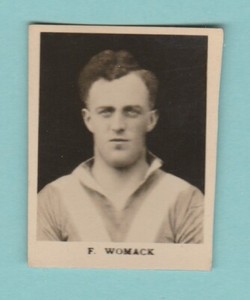 FOOTBALL - BIRMINGHAM  F.C. - FOOTBALLER - FRANK WOMACK - D. C. THOMSON - C 1930