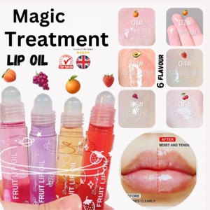 Hydrating Lip Glow Balm, Fruit-Flavoured Plumping Lip Gloss Oil For Dry Lips - Picture 1 of 10