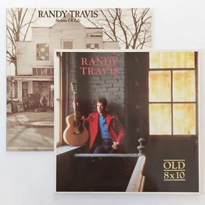 RANDY TRAVIS - 2 x Vinyl LP Records (Storms Of Life/Old 8 x 10) - Picture 1 of 13