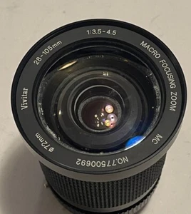 Vivitar 28-105mm F3.5-4.5 Macro Zoom Lens - Picture 1 of 3